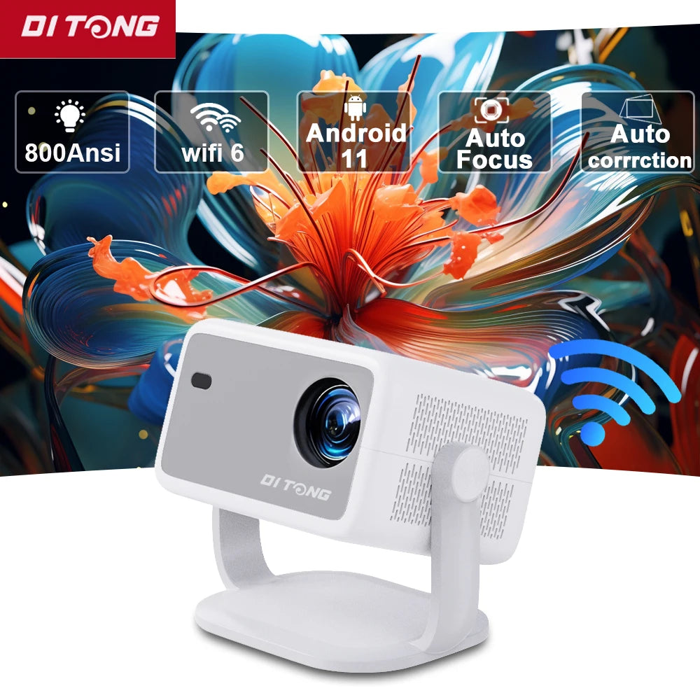 1080P Mini LED Projector Full HD 4K