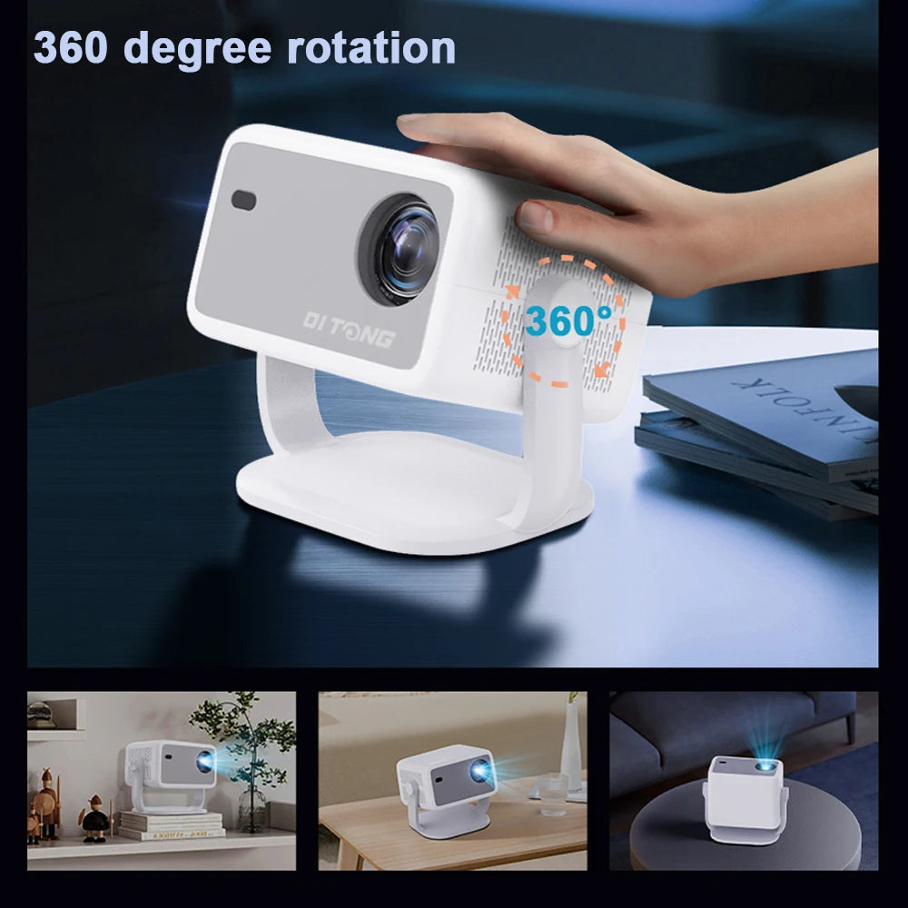 1080P Mini LED Projector Full HD 4K